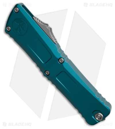Microtech Combat Troodon Gen III T/E OTF Automatic Knife Blue Aluminum (4.1" SW)