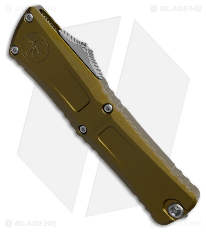 Microtech Combat Troodon Gen III T/E OTF Knife OD Green Aluminum (4" SW)