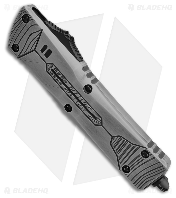 Microtech Combat Troodon Hellhound OTF Gray/Weathered + DLC