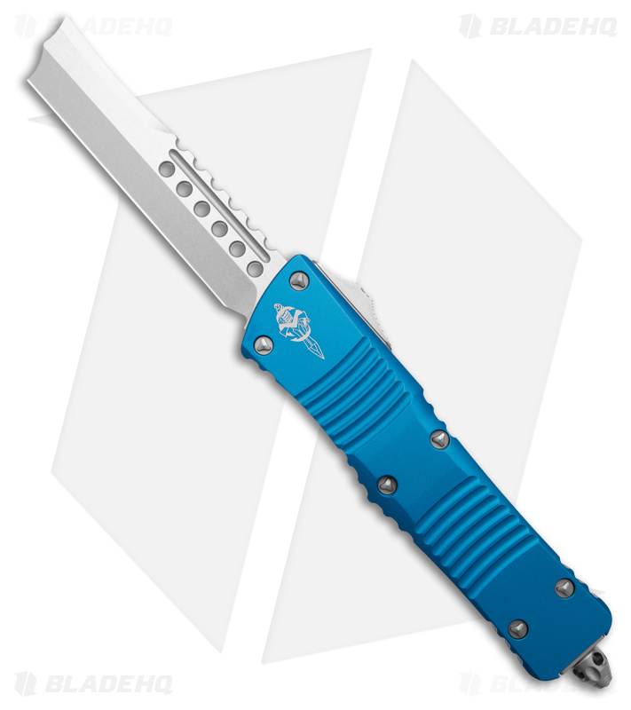 Microtech Combat Troodon Hellhound Razor Blue/SW - Blade HQ