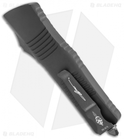Microtech Signature Series Combat Troodon Hellhound Tanto OTF Knife (3.8" DLC)