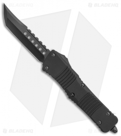 Microtech Signature Series Combat Troodon Hellhound Tanto OTF Knife (3.8" DLC)
