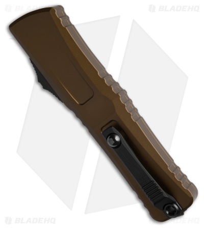 Microtech Combat Troodon Interceptor Gen III SS Tan Aluminum (4" Black)