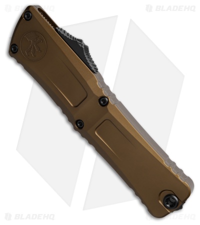 Microtech Combat Troodon Interceptor Gen III SS Tan Aluminum (4" Black)