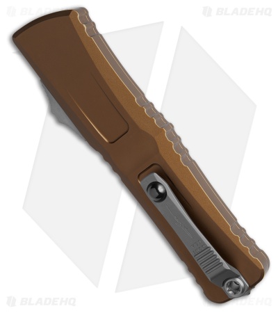 Microtech Combat Troodon Interceptor Gen III SS Tan Aluminum (4" Stonewash)