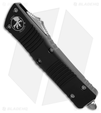 Microtech Combat Troodon OTF Knife D/E Dagger (3.8" Stonewash Full Serr) 142-12