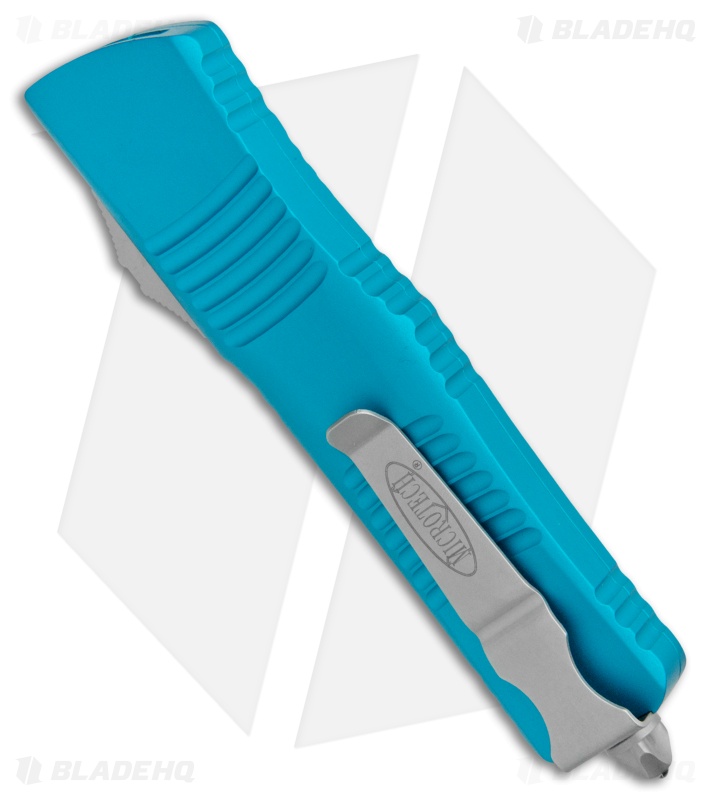 Microtech Combat Troodon D/E OTF Automatic Knife Turquoise (3.8" Satin) 142-4TQ