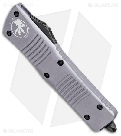 Microtech Combat Troodon OTF D/E Automatic Knife Gray (3.8" Black Serr)