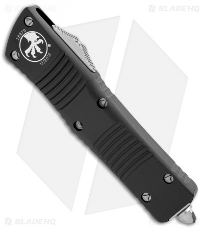 Microtech Combat Troodon OTF Tanto Knife (3.8" Stonewash Full Serr) 144-12