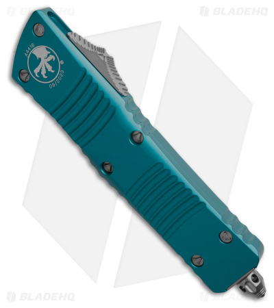 Microtech Combat Troodon S/E OTF Automatic Knife Blue (3.8" Stonewash Serr)