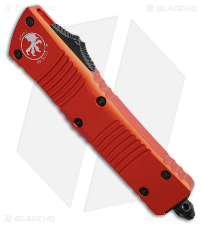 Microtech Combat Troodon S/E OTF Automatic Knife Orange Alum (3.8" Black Serr)