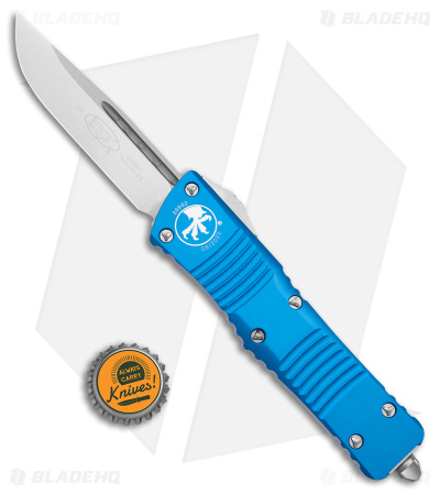 Microtech Combat Troodon S/E OTF Automatic Knife Blue (3.8" Stonewash)