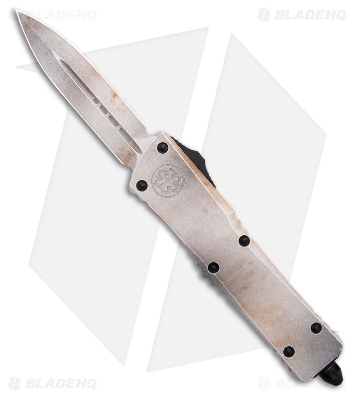 Microtech Combat Troodon Sandtrooper D/E Auto OTF Knife(3.8" White)142S-1 SAD