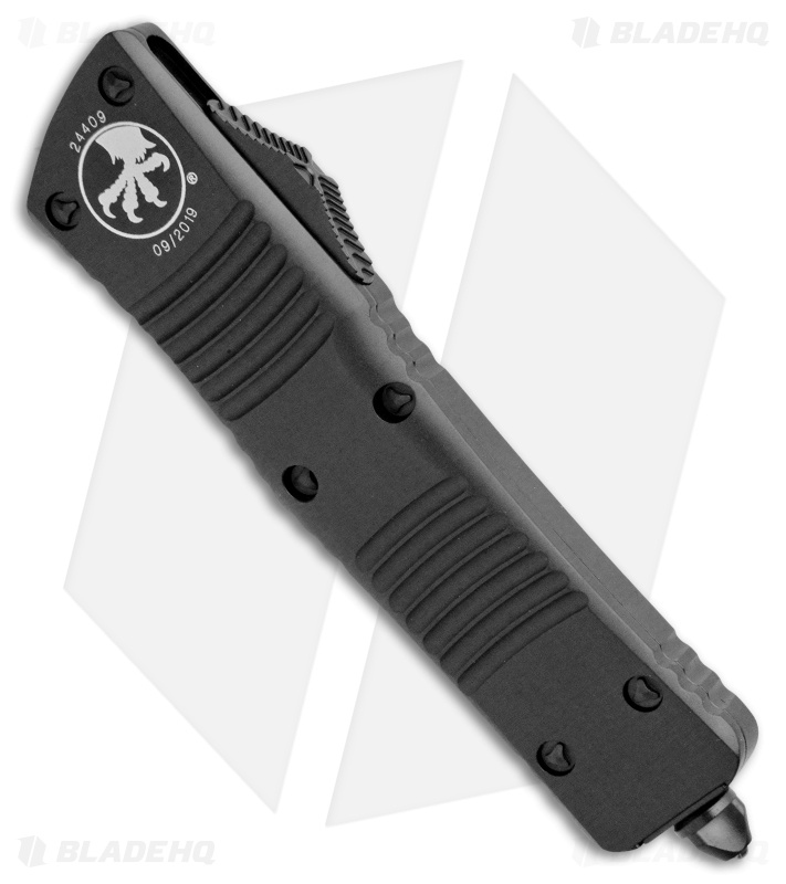Microtech Combat Troodon T/E Automatic OTF Knife (3.8" Black) 144-1T