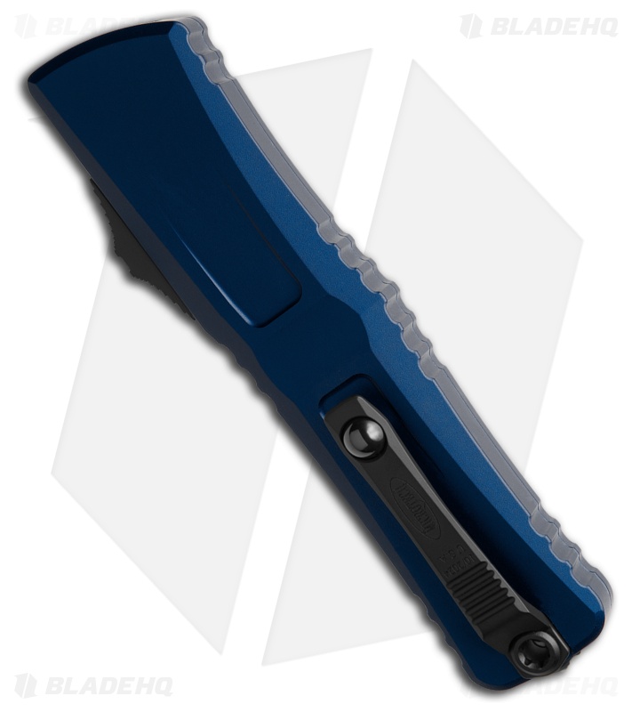 Microtech Combat Troodon Gen III S/E OTF Knife Navy Blue Al (4" Black Serr)