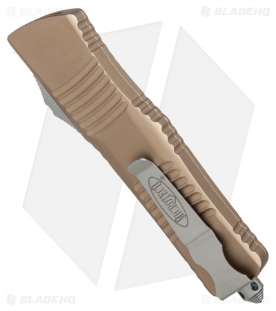 Microtech Combat Troodon T/E Automatic OTF Knife Tan (3.8" Satin)