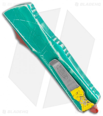 Microtech Combat Troodon Tanto Bounty Hunter Auto OTF Knife (Apocalyptic)