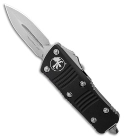 Microtech Troodon Mini D/E CA Legal OTF Automatic Black (1.9" SW) 238-10