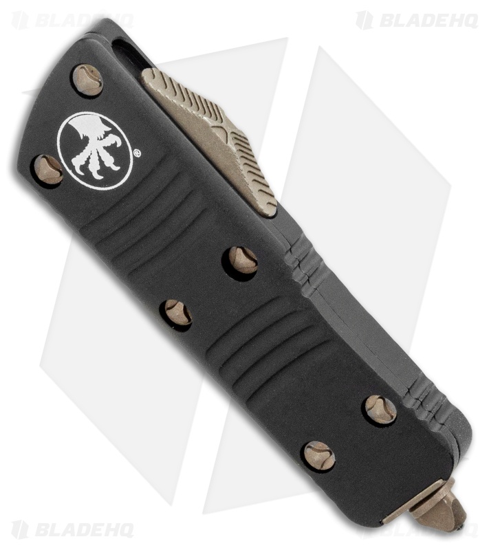 Microtech Troodon Mini T/E CA Legal OTF Auto Black (1.9" Bronze AP) 240-13AP