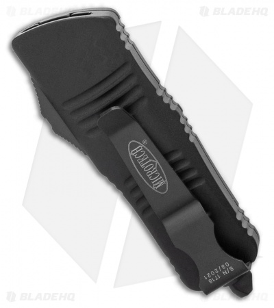 Microtech Troodon Mini T/E CA Legal OTF Automatic Knife Tactical (1.9" Black)