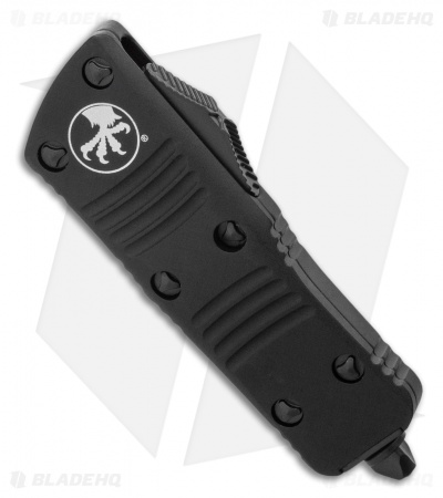 Microtech Troodon Mini T/E CA Legal OTF Automatic Knife Tactical (1.9" Black)