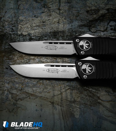 Microtech Combat Troodon S/E OTF Automatic Knife (3.8" Bead Blast) 143-7
