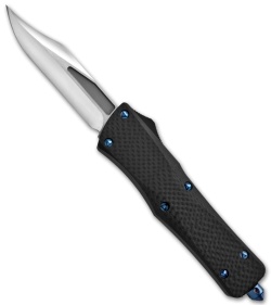 Marfione Custom Carbon Fiber Combat Troodon OTF Bowie Knife (High Polish)