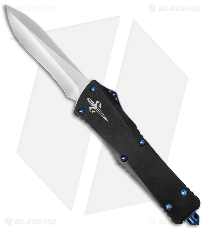 Marfione Custom Combat Troodon Recurve OTF Knife Aluminum (3.8" Hand Satin)