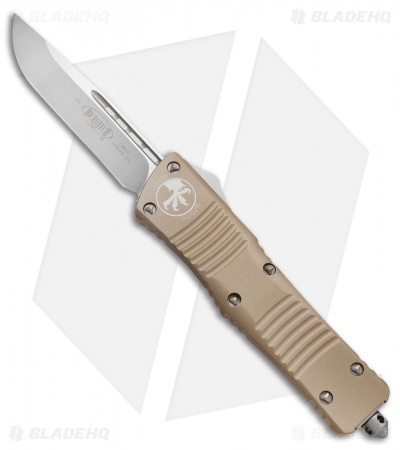 Microtech Combat Troodon S/E OTF Automatic Knife Tan (3.8" Satin) 143-4TA