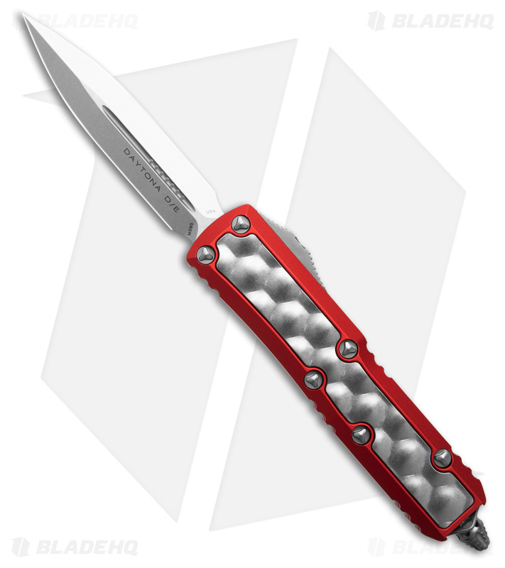 ▷▷ nicochika Microtech Daytona OTF Knife Red AL Bubble Ti (SW) - Blade HQ