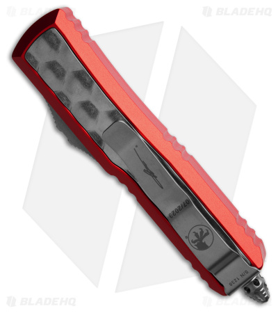Microtech Daytona D/E OTF Auto Knife Bubble Ti Inlay/Alum (3" SW)126-10RDBIS