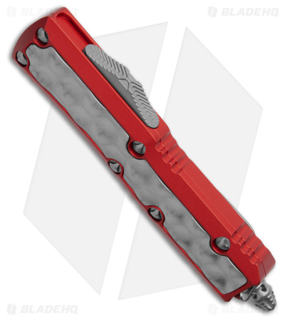 Microtech Daytona D/E OTF Auto Knife Bubble Ti Inlay/Alum (3"SW Serr)126-12RDBIS