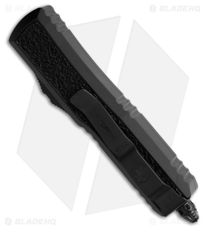 Microtech Daytona Hellhound Shadow OTF Automatic Knife Black Aluminum (3" DLC)