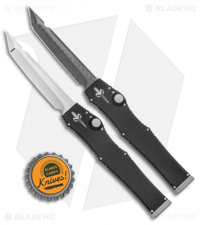 Marfione Custom Prototype Halo 3 Mini OTF Knife (2" Damascus/Mirror) Set of 2