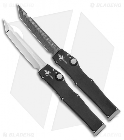 Marfione Custom Prototype Halo 3 Mini OTF Knife (2" Damascus/Mirror) Set of 2