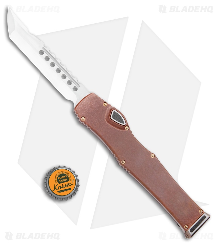 Marfione Custom Halo VI Hellhound Tanto OTF Copper Top (4.4" Mirror) 