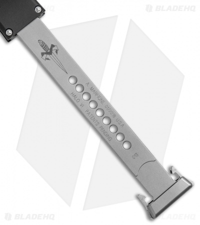 Marfione Custom Halo VI Hellhound Tanto OTF Automatic Knife (4.4" Stonewash) 