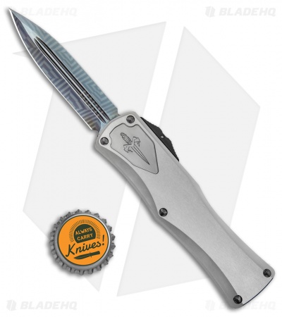 Marfione Custom Hera OTF Automatic Knife Stainless Steel (3" Mosaic Dama) 