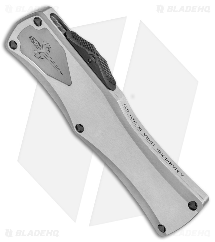 Marfione Custom Hera OTF Automatic Knife Stainless Steel (3" Mosaic Dama) 