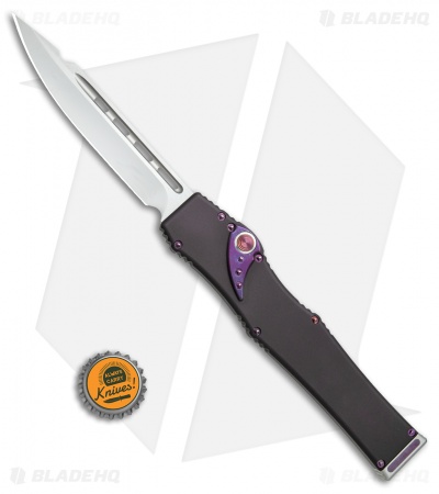 Marfione Custom Microtech Halo V OTF Automatic Knife Purple Haze Ti (Mirror)