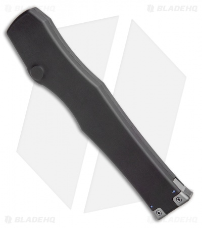 Marfione Custom Halo VI Hellhound Tanto OTF CF Top w/Blue HW  (4.4" Mirror) 