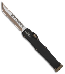 Microtech Halo VI Hellhound W/ Safety Tanto OTF Knife (4.4" Bronzed) 519-13