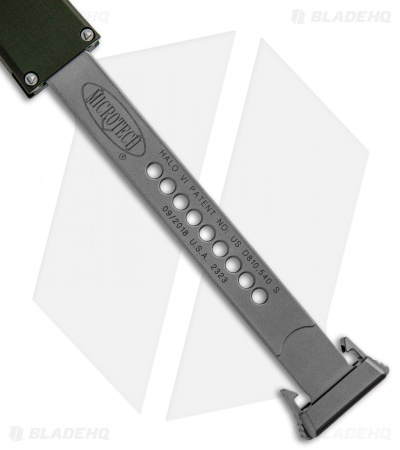 Microtech Halo VI Tanto OTF Automatic Knife OD Green (4.4" Satin) 250-4OD