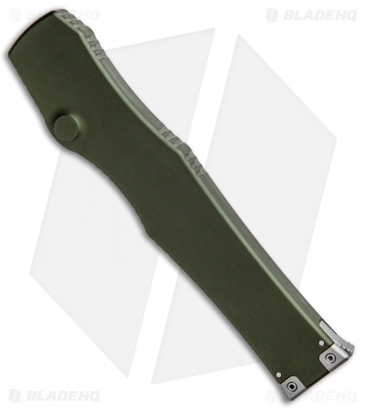 Microtech Halo VI Tanto OTF Automatic Knife OD Green (4.4" Satin) 250-4OD