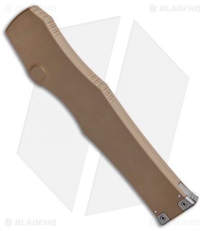Microtech Halo VI Tanto OTF Automatic Knife Tan (4.4" Satin) 250-4TA