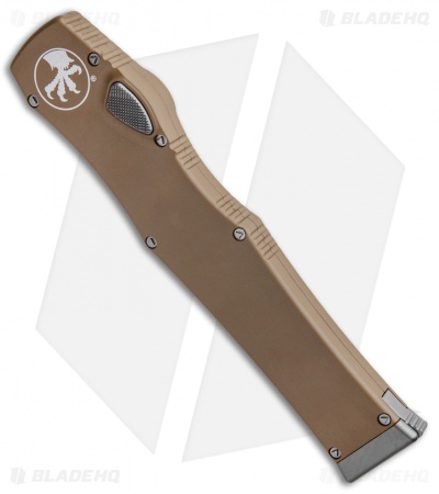 Microtech Halo VI Tanto OTF Automatic Knife Tan (4.4" Satin) 250-4TA