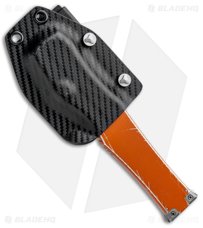 Microtech Halo VI Tanto OTF Knife Orange Distressed (4.4" Apocalyptic)