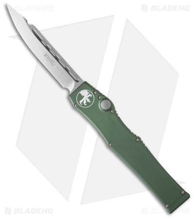 Microtech Halo 5 S/E OTF Automatic Knife Green (4.6" Stonewash) 151-10OD