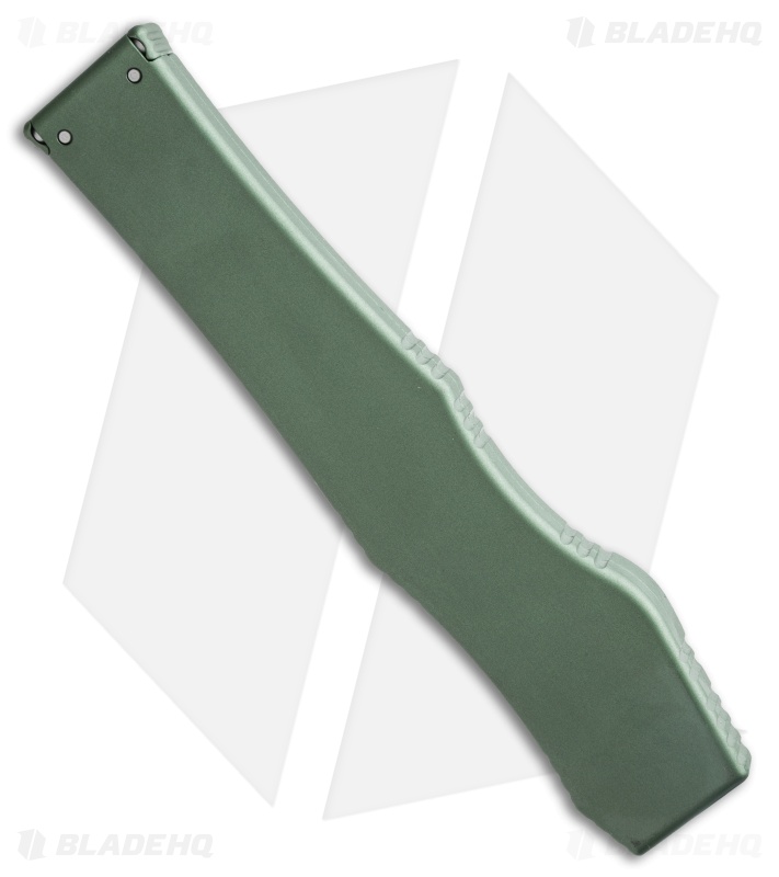 Microtech Halo 5 S/E OTF Automatic Knife Green (4.6" Stonewash) 151-10OD