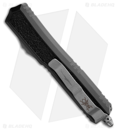 Microtech Makora Sig Series D/E OTF Auto Knife Black AL (3.4" AP Serr)206-11APS